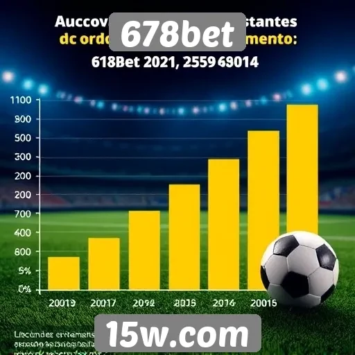 Estatísticas de crescimento da 678bet no mercado